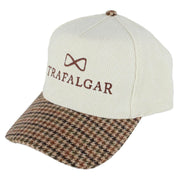 Beige with Plaid Brim