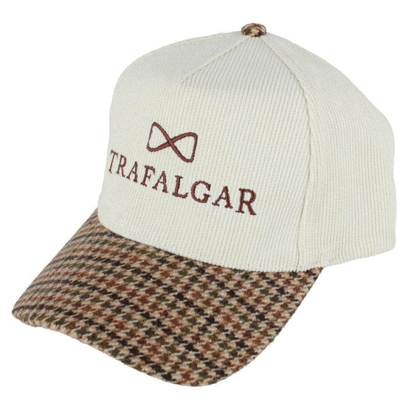 Beige with Plaid Brim