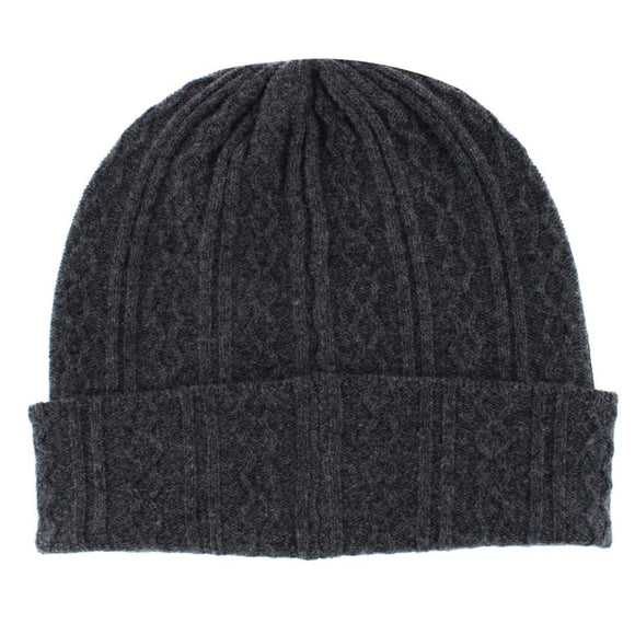 The Windsor Merino Wool Cable Knit Beanie
