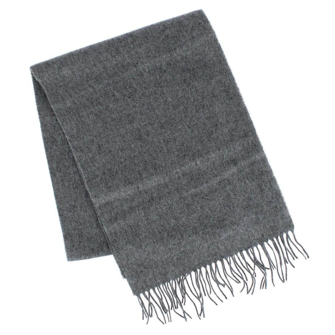 The Windsor Merino Wool Knit Neck Scarf - Grey