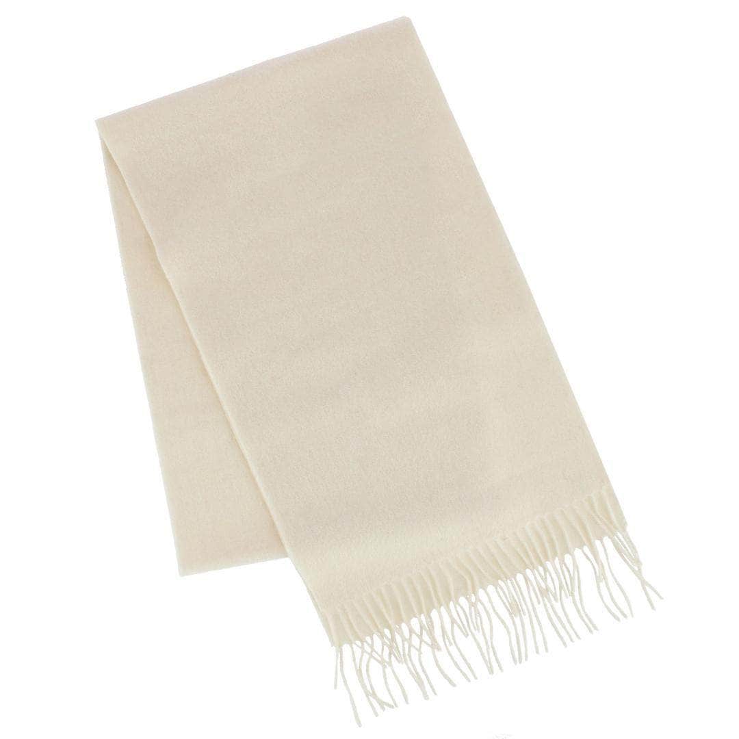 The Windsor Merino Wool Knit Neck Scarf - Ivory