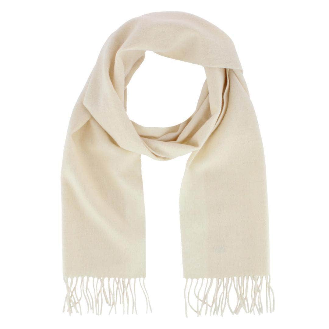 The Windsor Merino Wool Knit Neck Scarf - Ivory