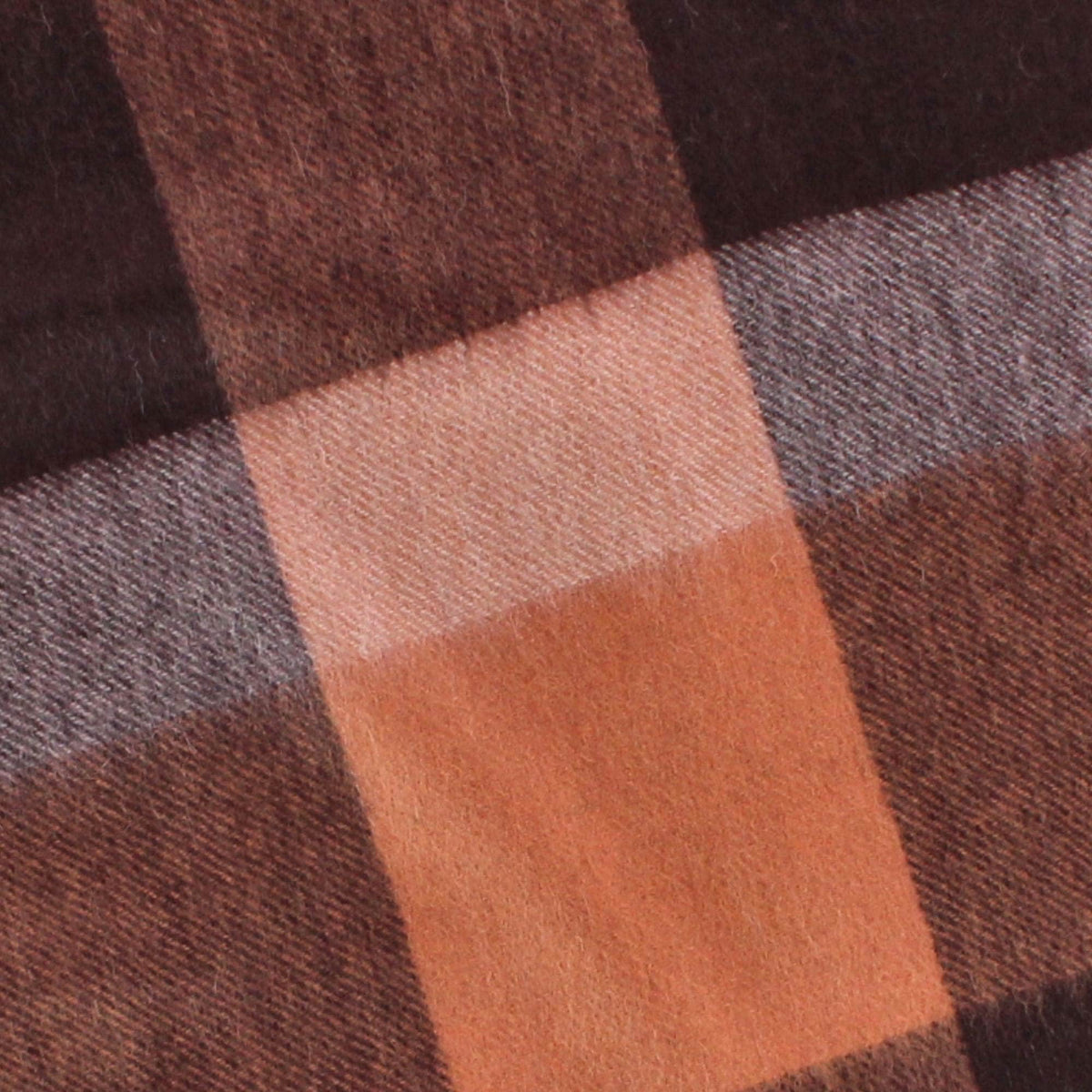 Camden Cashmere Soft and Cozy Neck Scarf - Brown Plaid