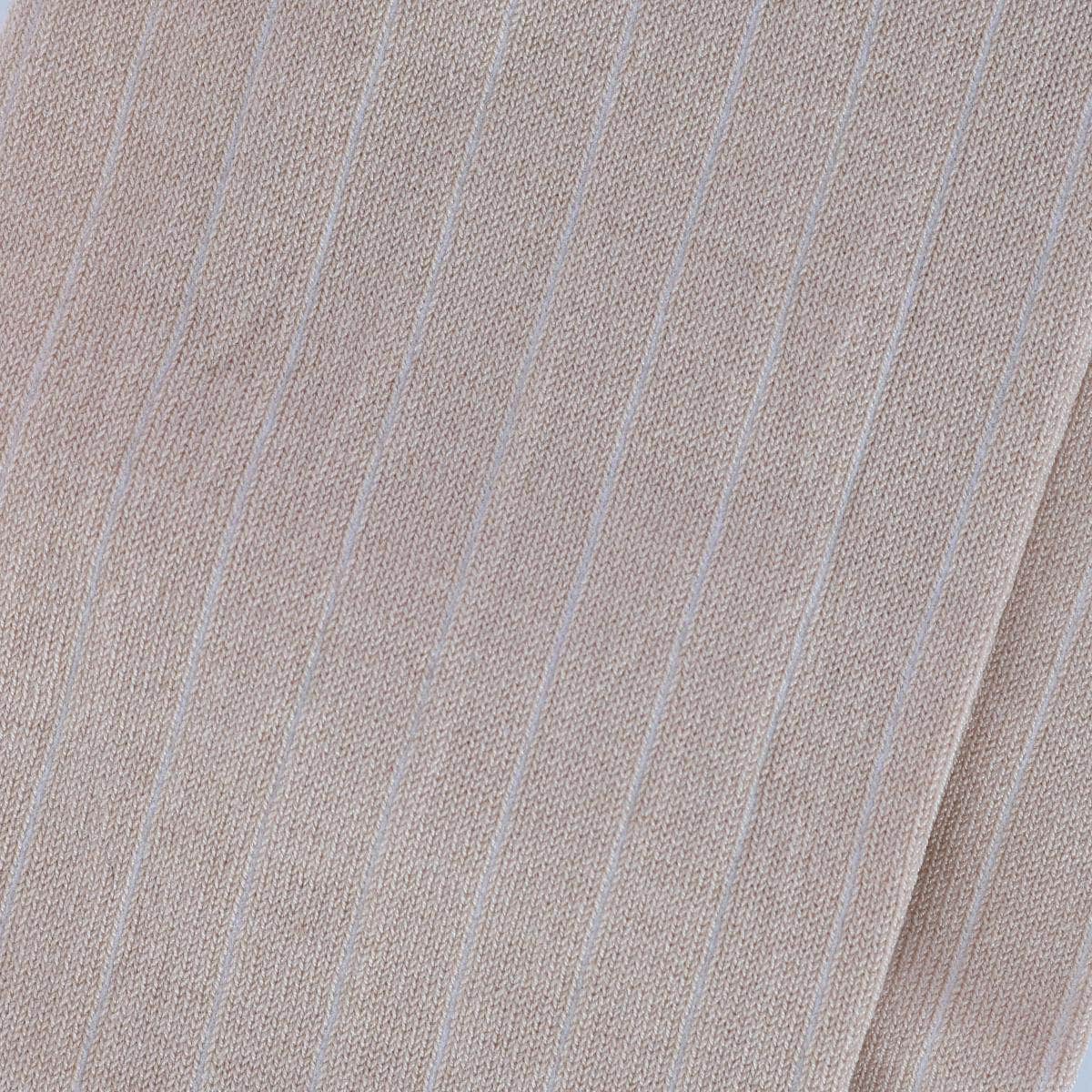 Tan with White Stripes