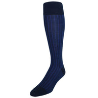 Navy with Royal Blue Stripes
