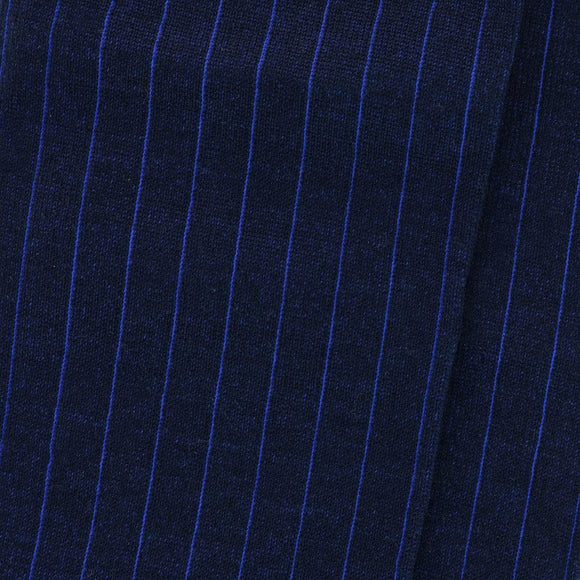 Navy with Royal Blue Stripes