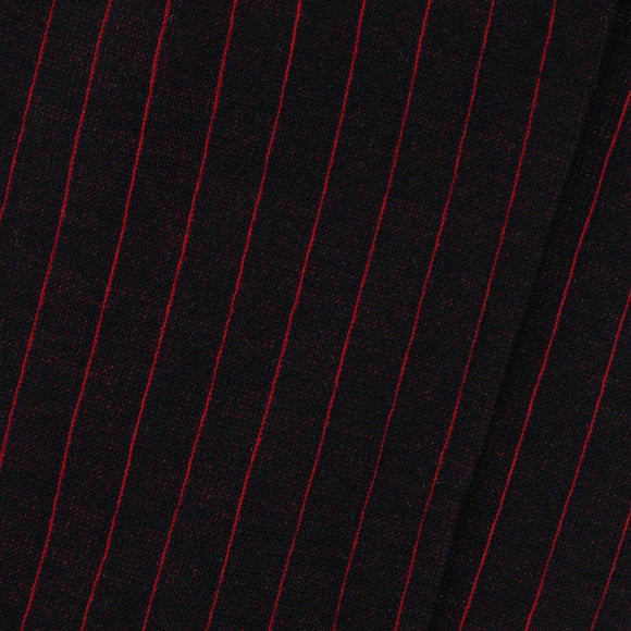 Black with Red Stripes