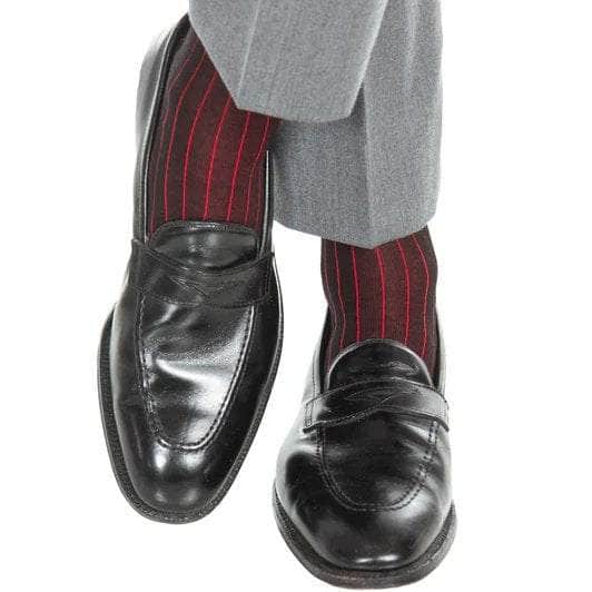 Black with Red Stripes