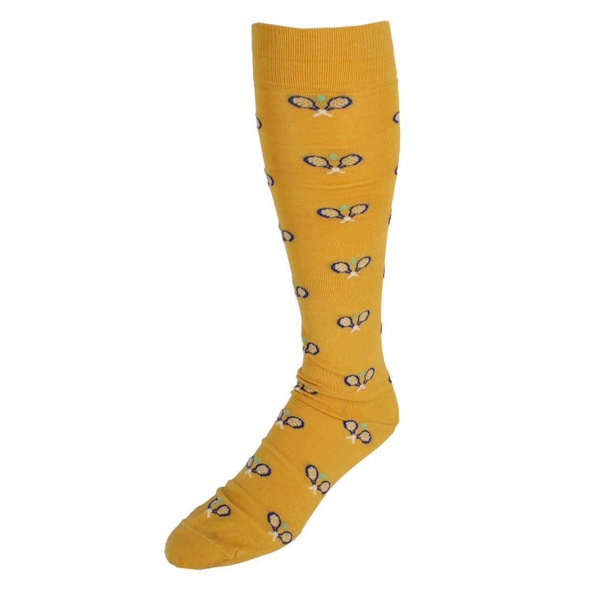 See You At The Club Racquet Ball Over The Calf Novelty Dress Sock (1 Pair)