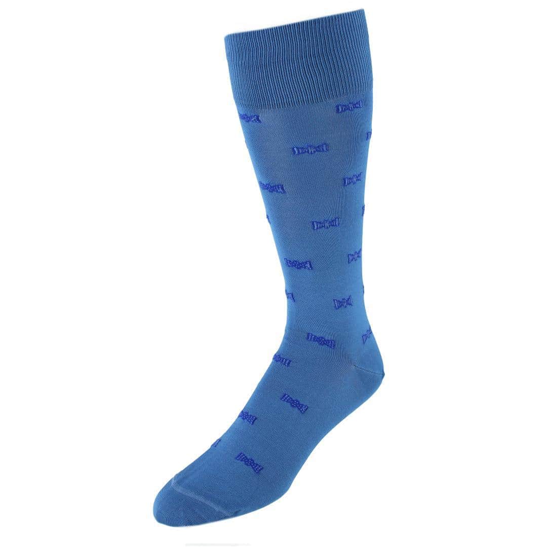 Dapper Bow Tie Novelty Mid Calf Mercerized Cotton Socks (1 Pair)