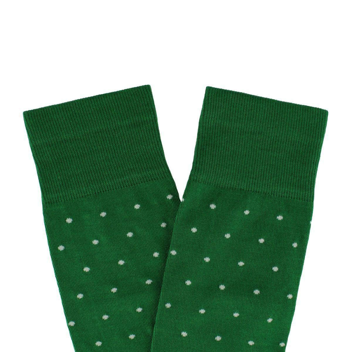 Green with White Dots