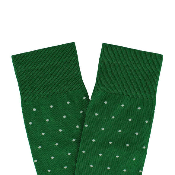 Green with White Dots