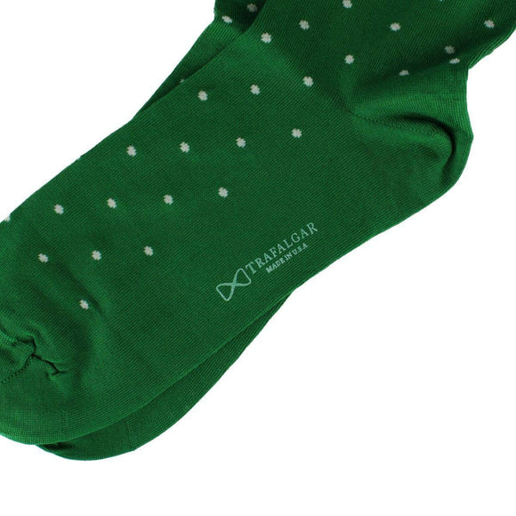 Green with White Dots