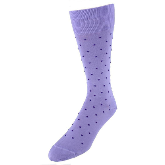 Lavender with Purple Dots