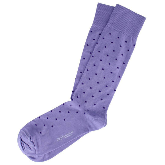 Lavender with Purple Dots