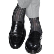 Black with Grey Stripe