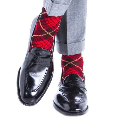 Red/Black/Yolk Tartan Plaid