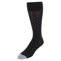 Black with Grey Dots