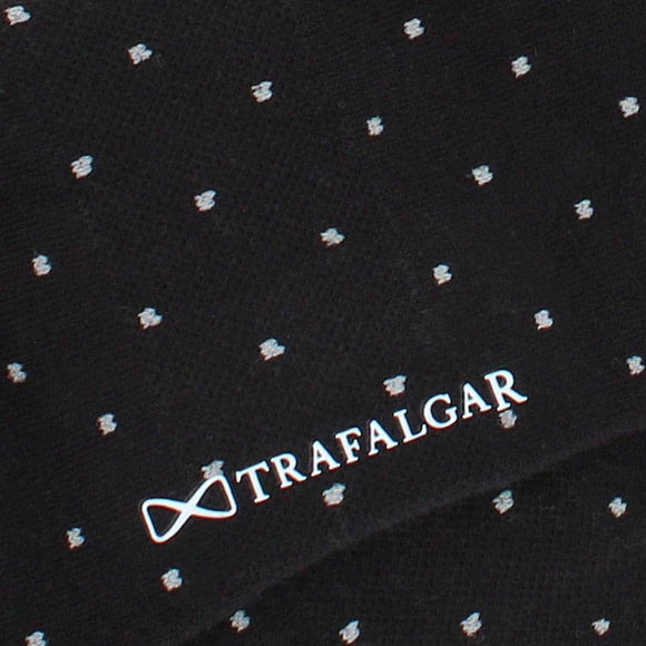 Black with Grey Dots