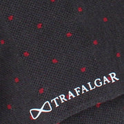 Charcoal with Red Dots