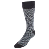Charcoal and Grey Herringbone