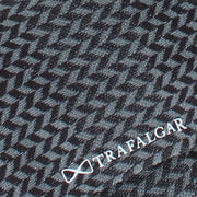 Charcoal and Grey Herringbone