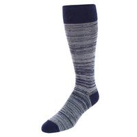 Navy Blue and Grey Marled Pattern