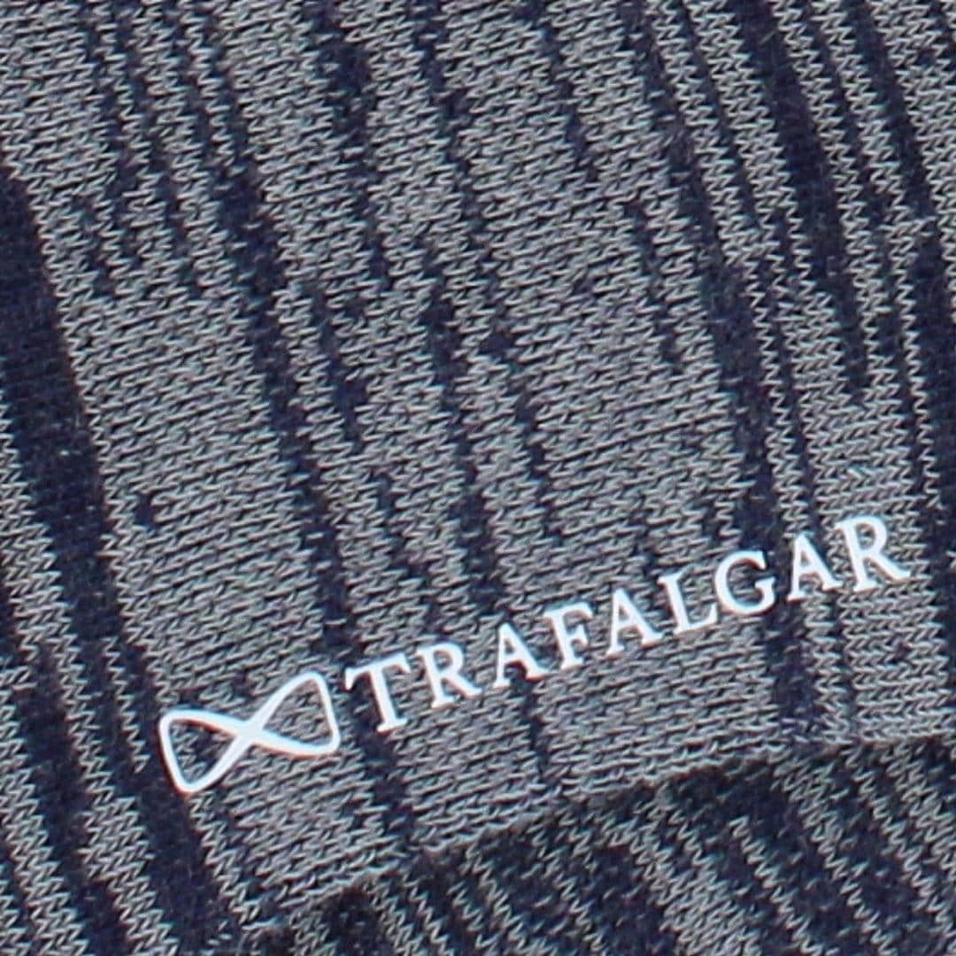 Navy Blue and Grey Marled Pattern