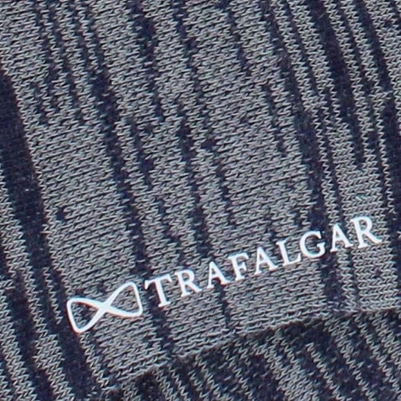 Navy Blue and Grey Marled Pattern