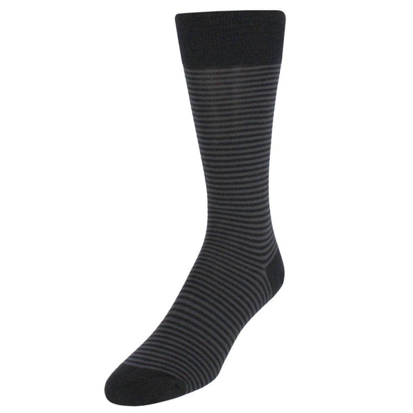 Black and  Charcoal Stripes