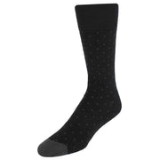 Black with Charcoal Dots