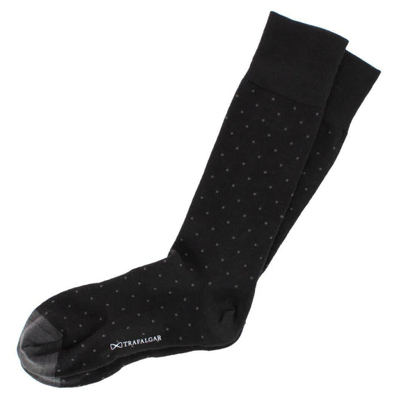 Black with Charcoal Dots
