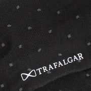 Black with Charcoal Dots