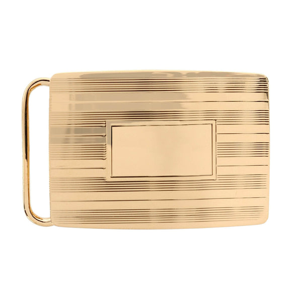 30mm Gold Plated Compression Belt Buckle