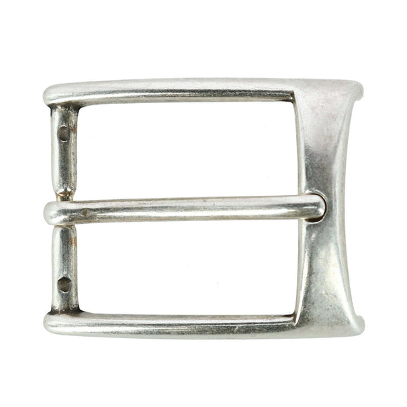 35mm Rectangular Edged Solid Brass Harness Belt Buckle