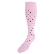 Pink with Navy Dots