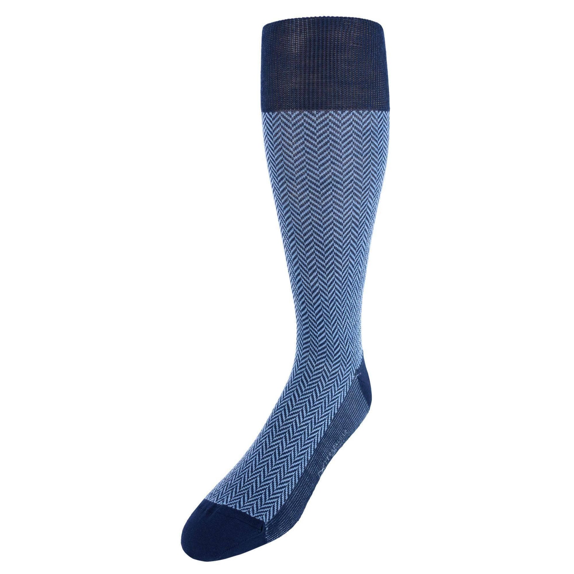 Hunter Merino Wool Herringbone Mid-Calf Socks